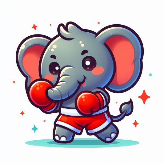 Boxing Baby Republican Elephant