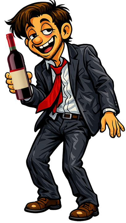 Drunk Dude With Wine