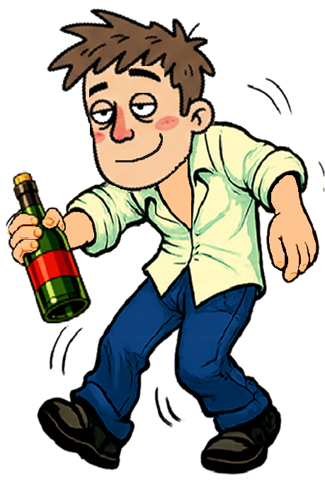 Wobbling Drunk Guy-1