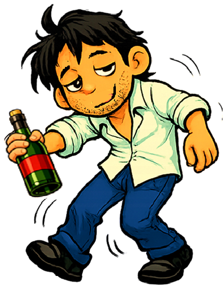 Wobbling Drunk Guy-2