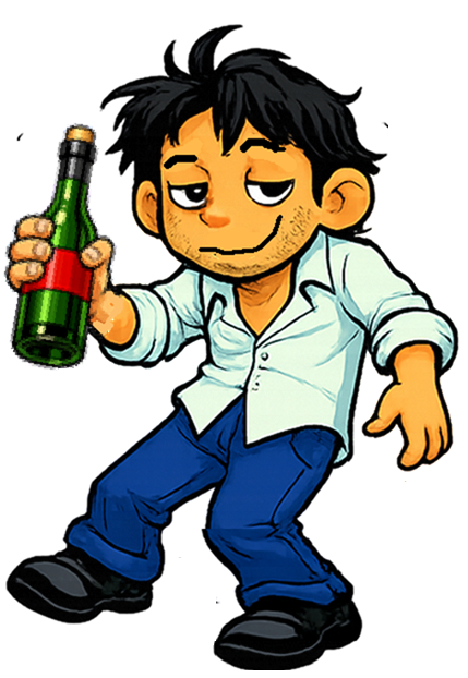 Wobbling Drunk Guy-3